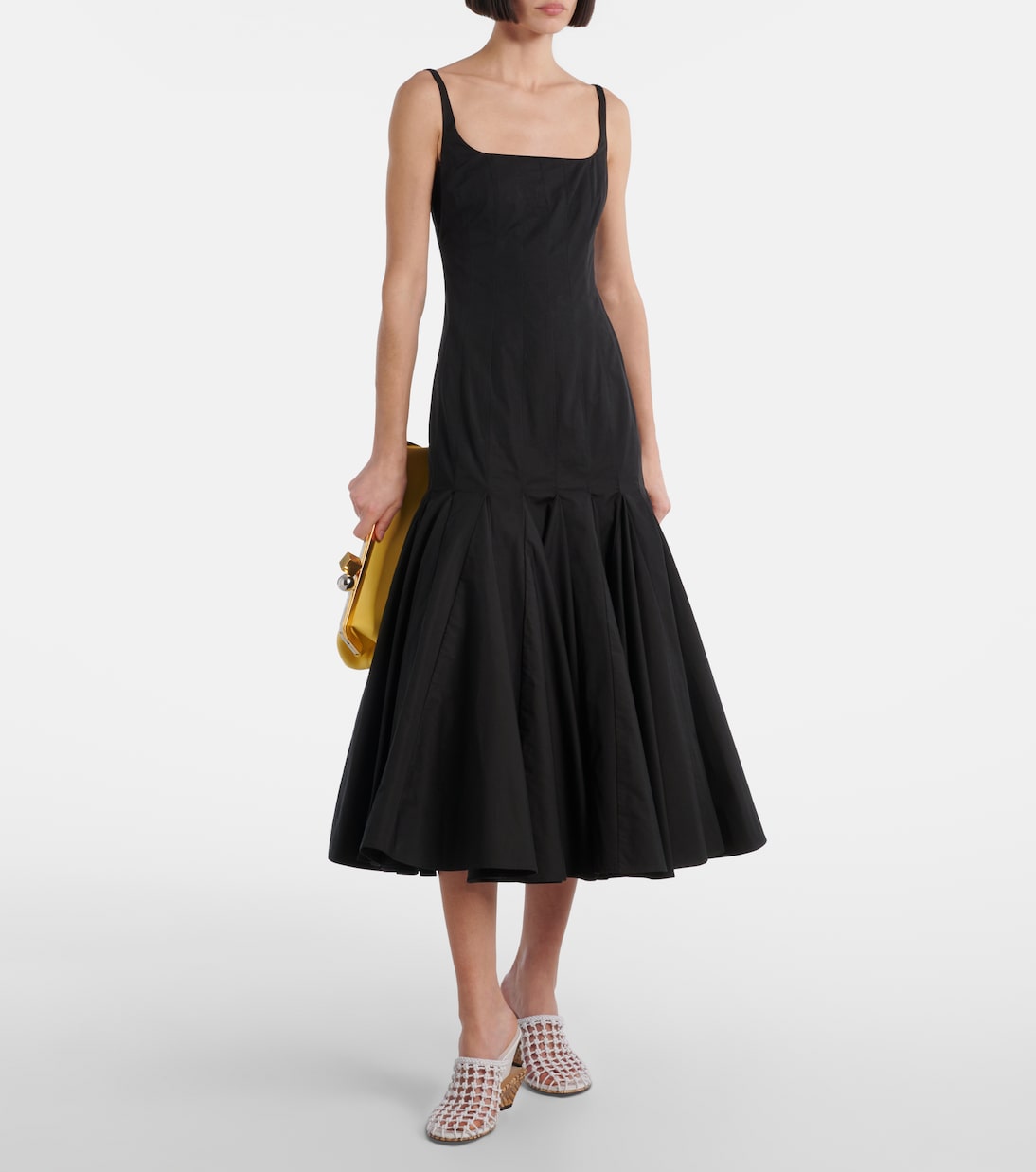 Mules Double 110 de piel tejida | Jacquemus