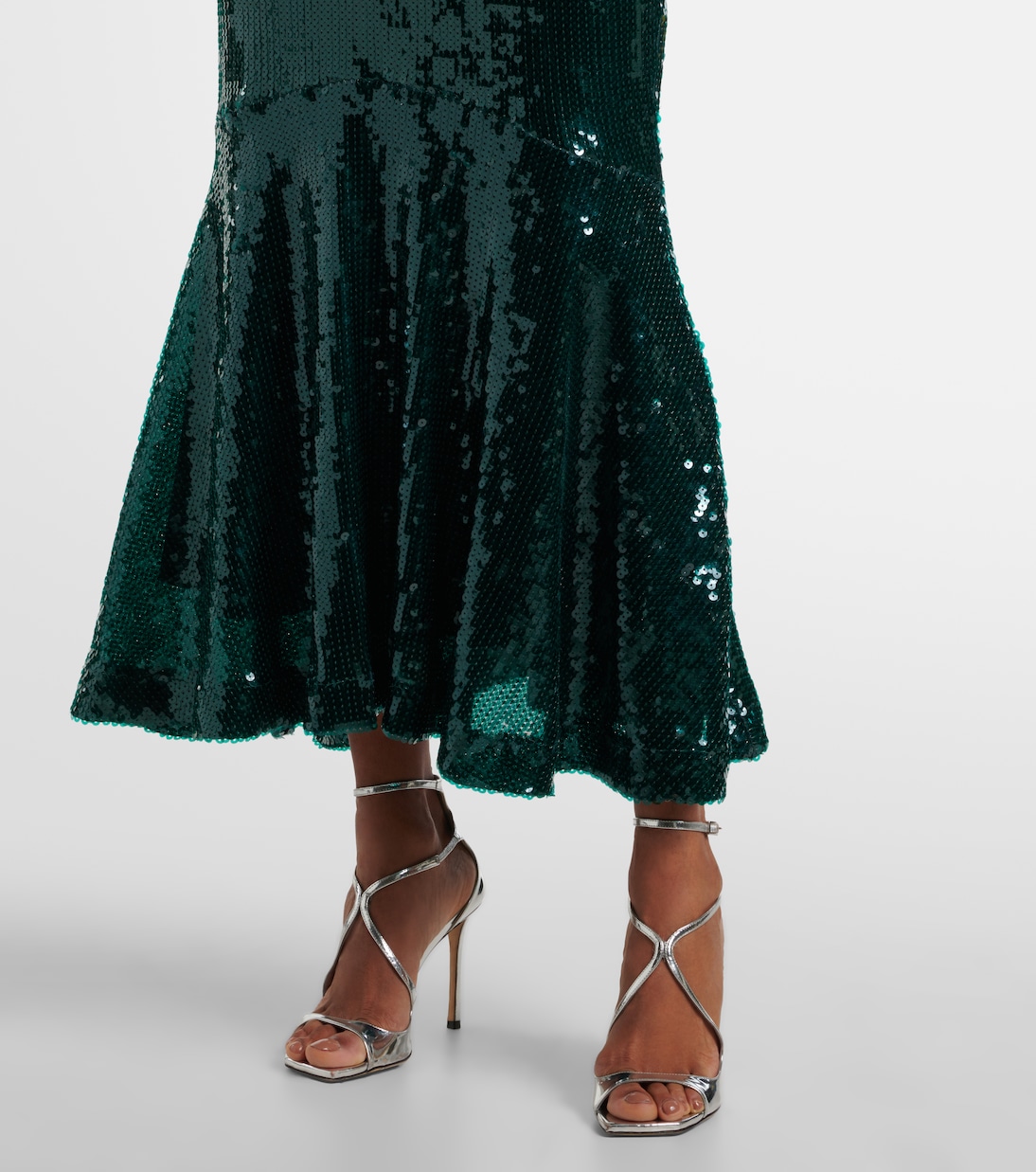 Robe longue à sequins | Rotate