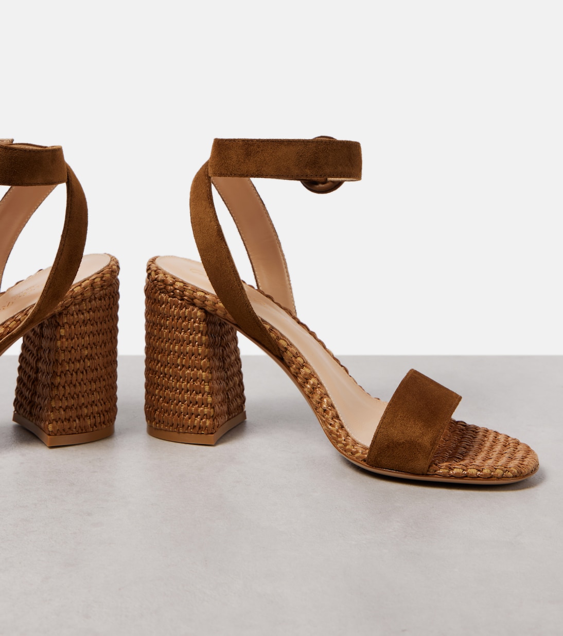 Sandalen Sue 85 mit Veloursleder | Gianvito Rossi