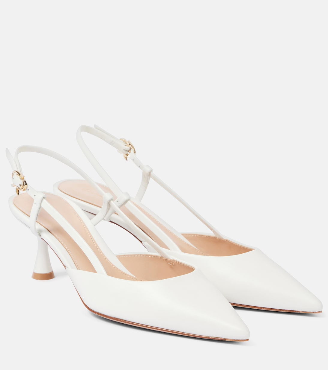 Bridal Slingback-Pumps Ascent 55 aus Leder | Gianvito Rossi