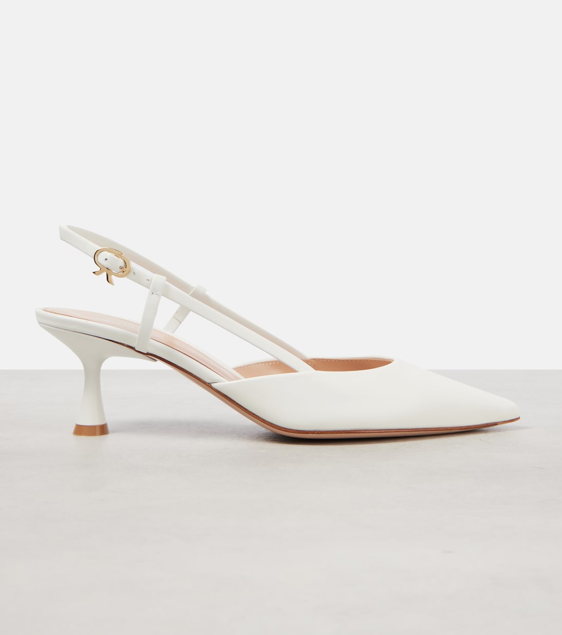 Bridal Slingback-Pumps Ascent 55 aus Leder | Gianvito Rossi