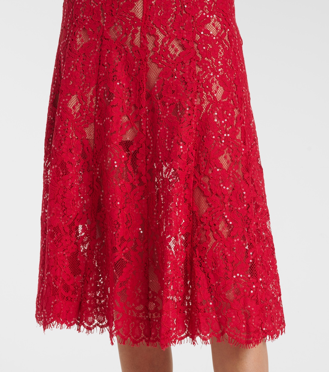 Verziertes Midikleid | Self-Portrait