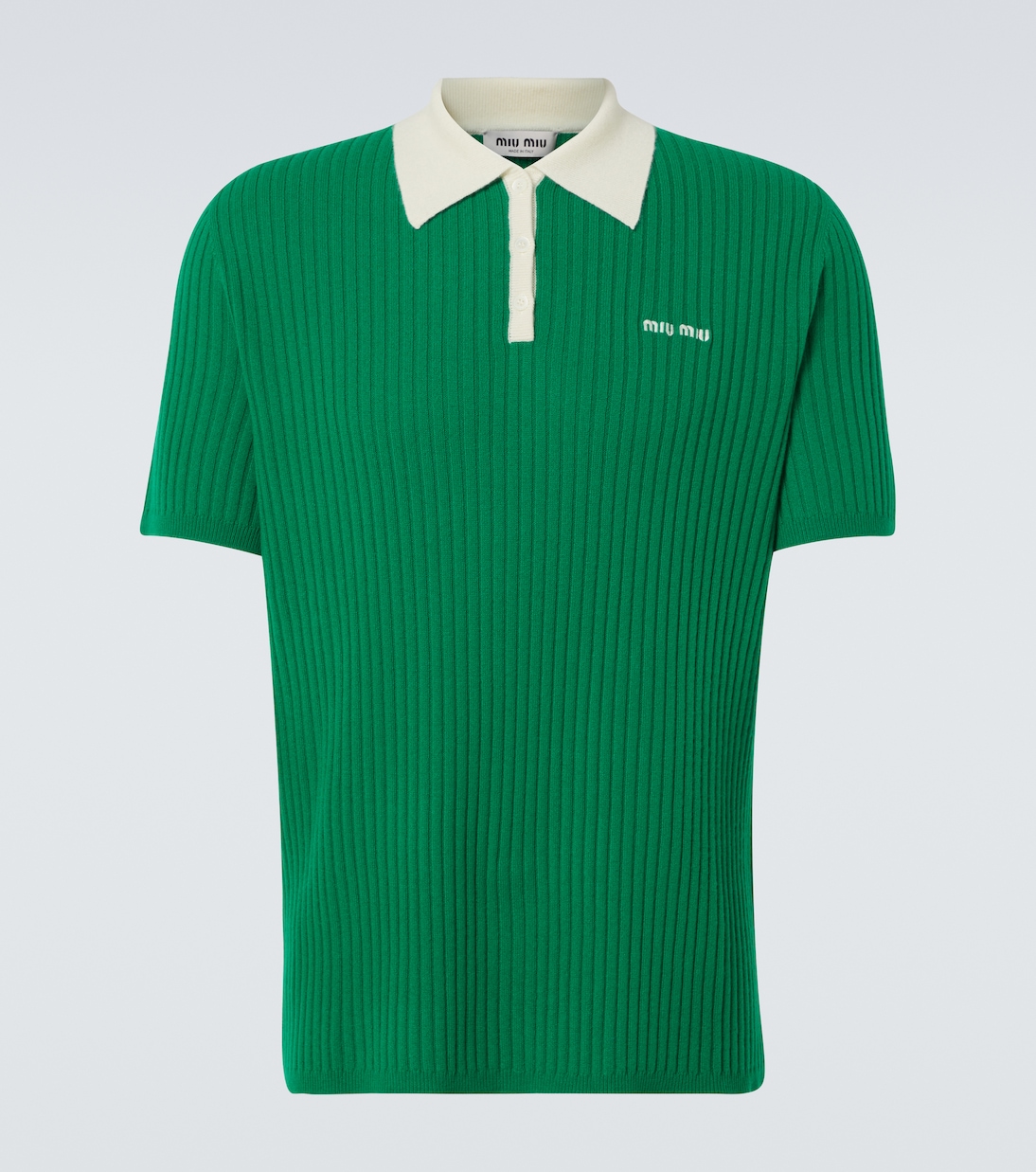 Cashmere polo sweater | Miu Miu