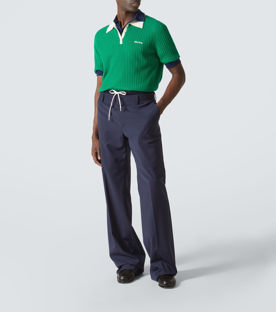 Cashmere polo sweater | Miu Miu