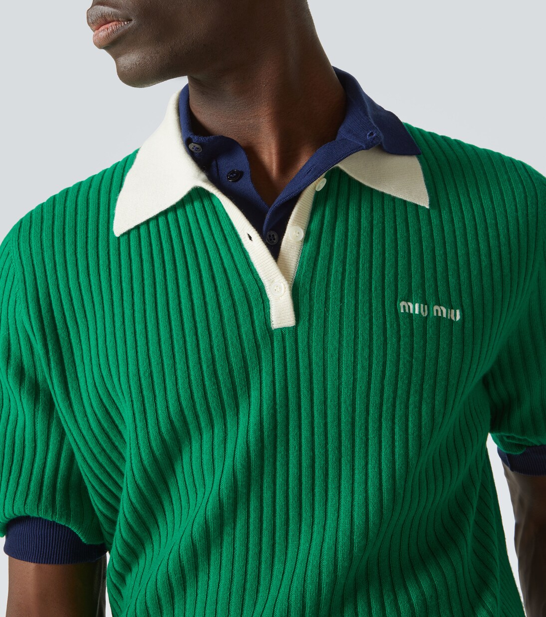 Cashmere polo sweater | Miu Miu