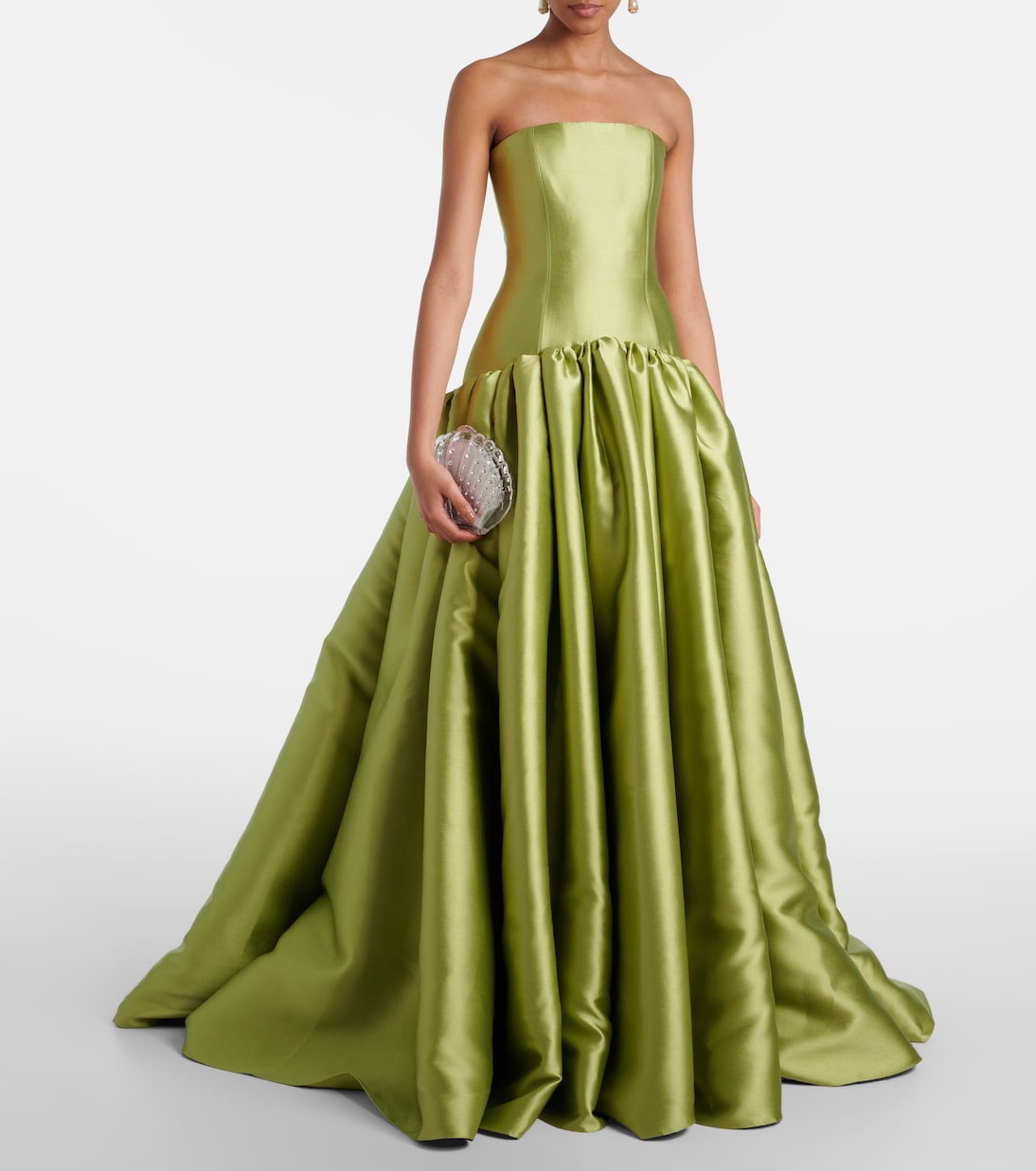 Clutch Crystal Shell con cristalli | Aquazzura