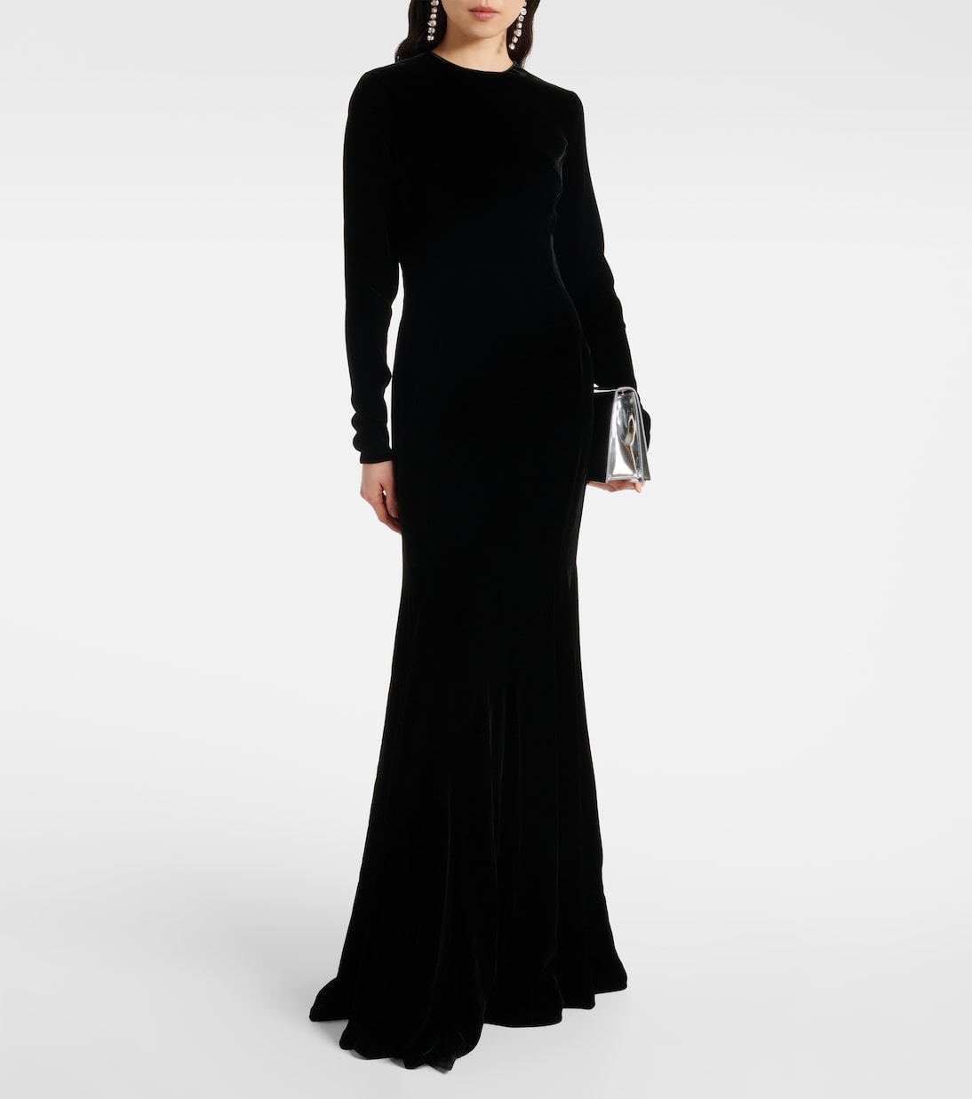 Abito lungo in velluto | Dolce&Gabbana