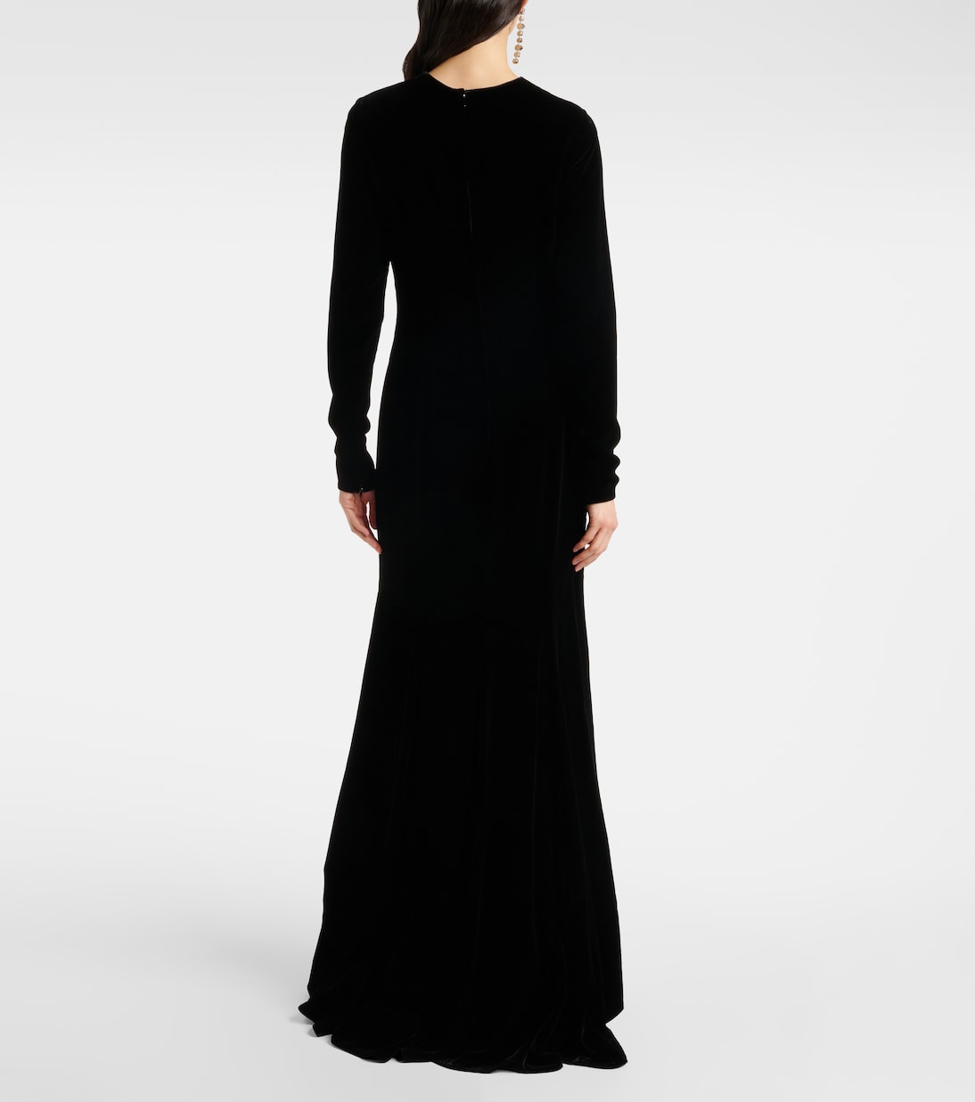 Abito lungo in velluto | Dolce&Gabbana