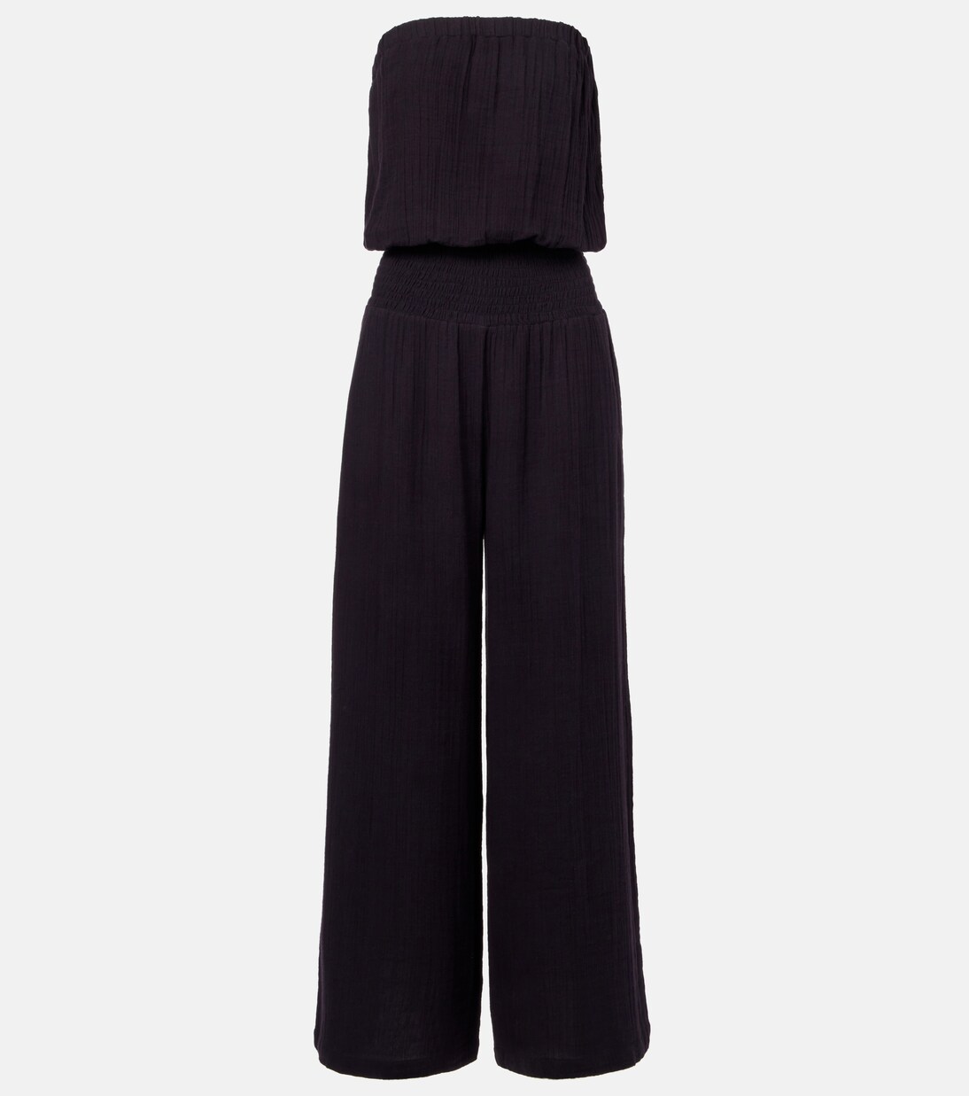 Naomi strapless cotton jumpsuit | Melissa Odabash