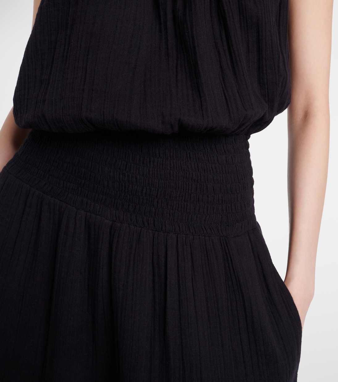 Naomi strapless cotton jumpsuit | Melissa Odabash