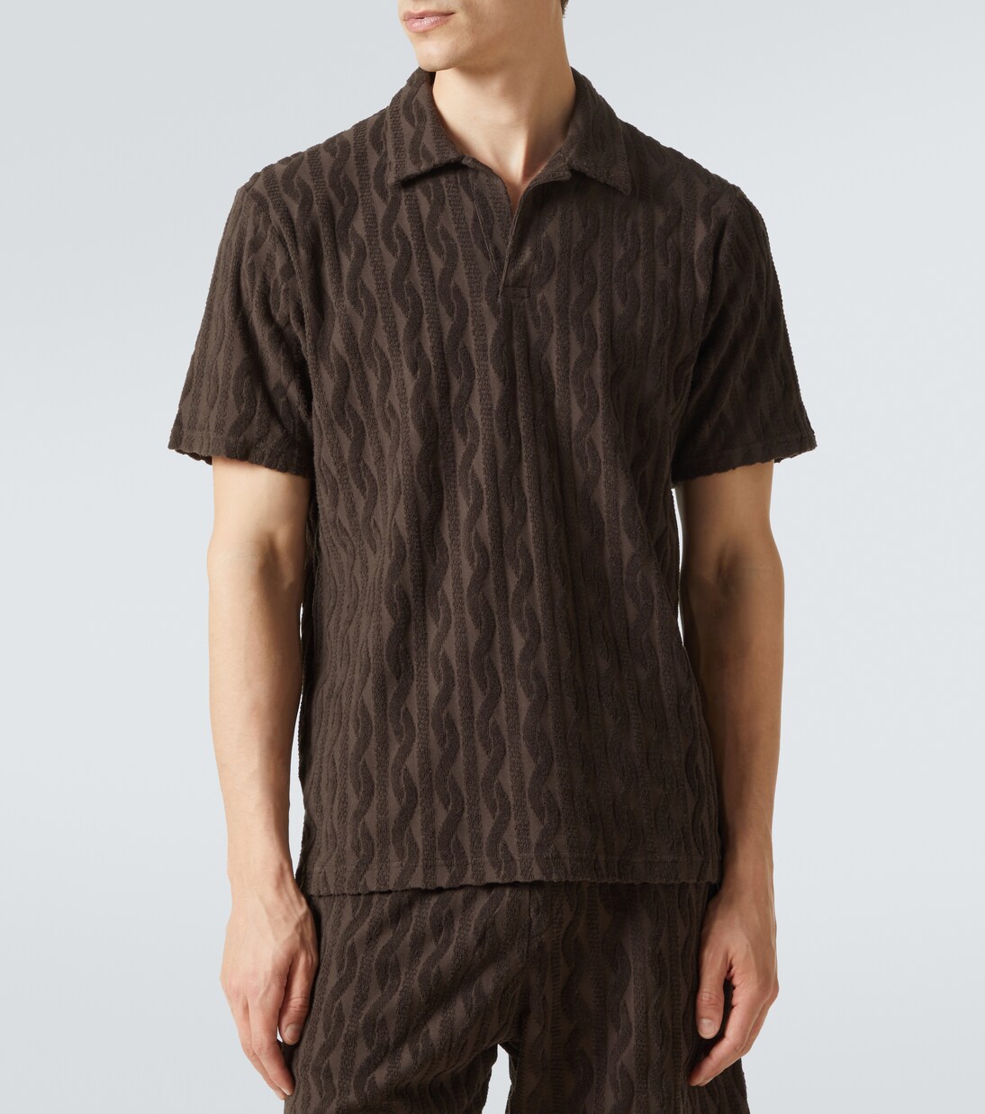 Polohemd Faustino aus Jacquard | Frescobol Carioca