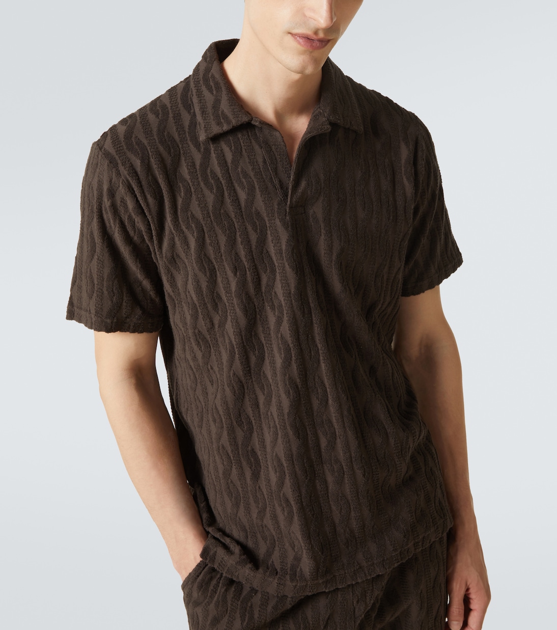 Polohemd Faustino aus Jacquard | Frescobol Carioca