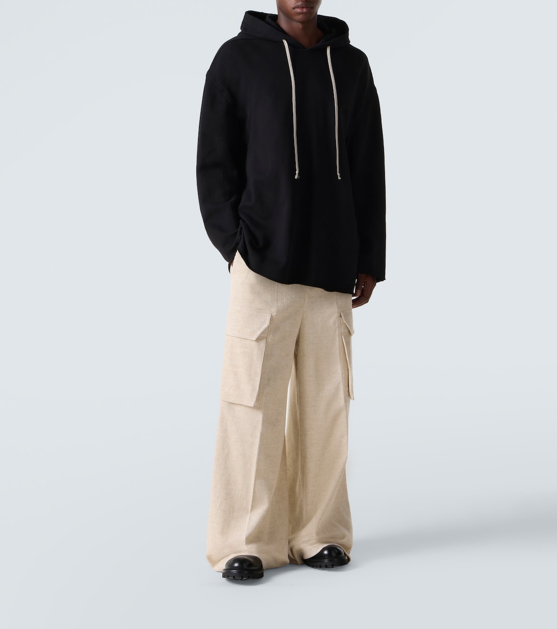 Cotton jersey hoodie | Rick Owens