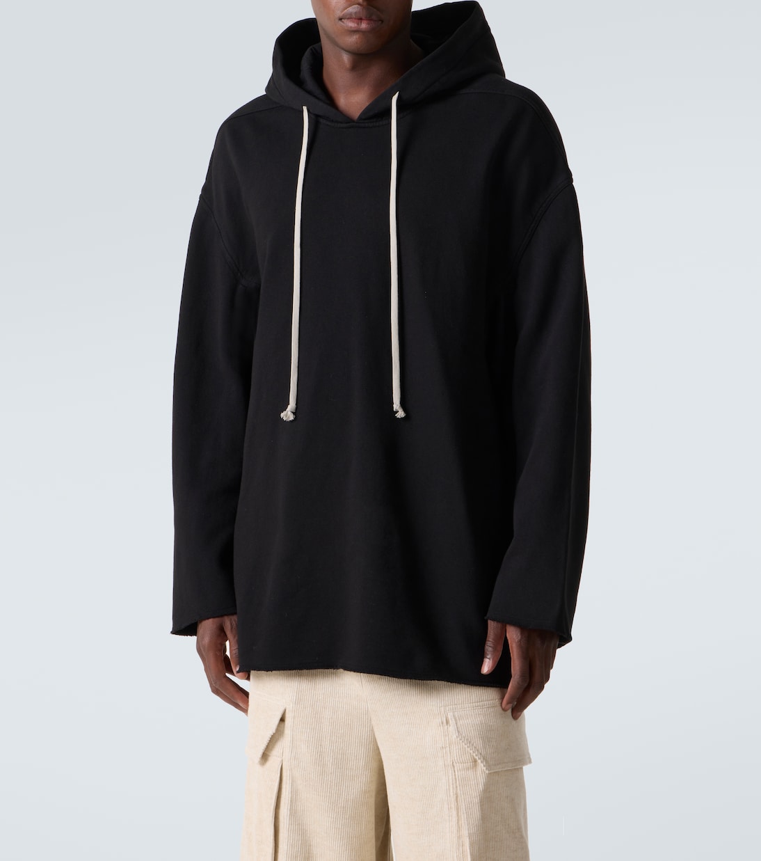 Cotton jersey hoodie | Rick Owens