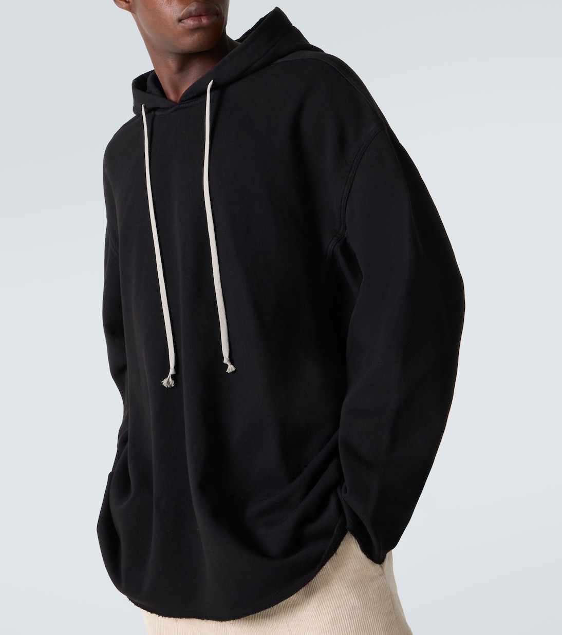 Cotton jersey hoodie | Rick Owens