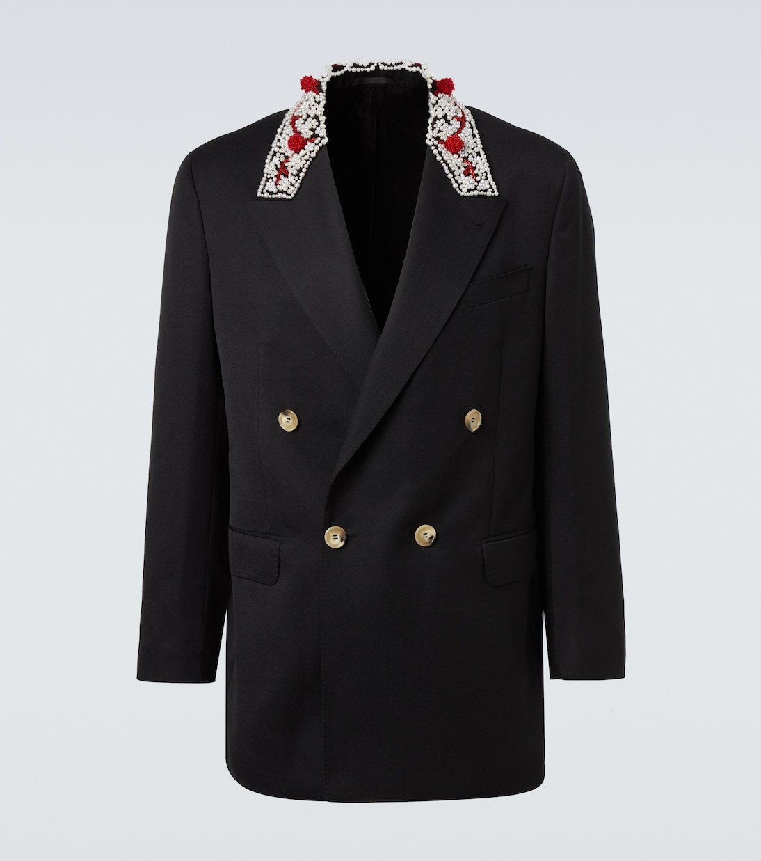 Embellished double-breasted blazer | Simone Rocha