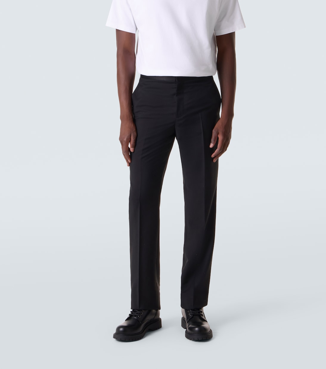 Wool and mohair tuxedo pants | Givenchy