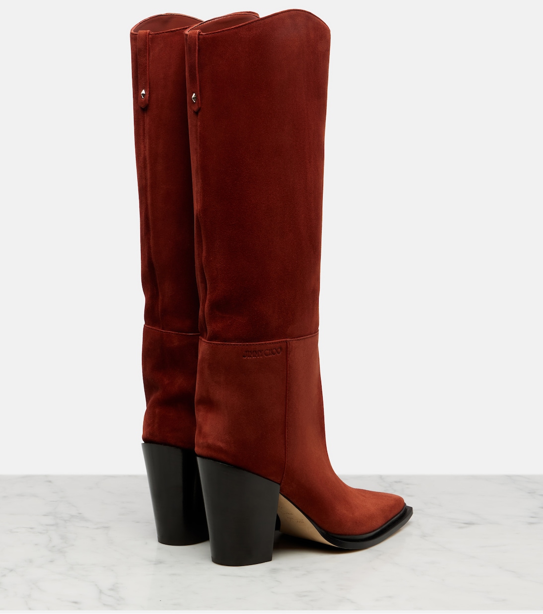 Stiefel Cece 80 aus Veloursleder | Jimmy Choo