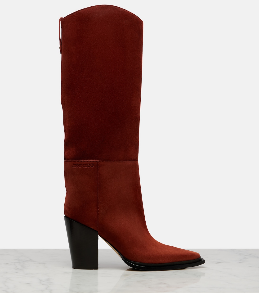 Stiefel Cece 80 aus Veloursleder | Jimmy Choo