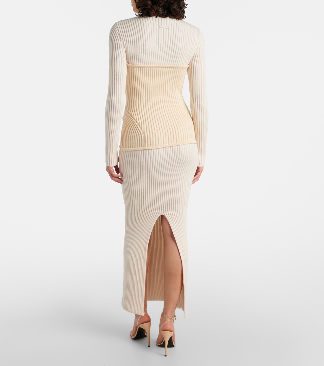 Robe longue en laine mélangée | Jean Paul Gaultier