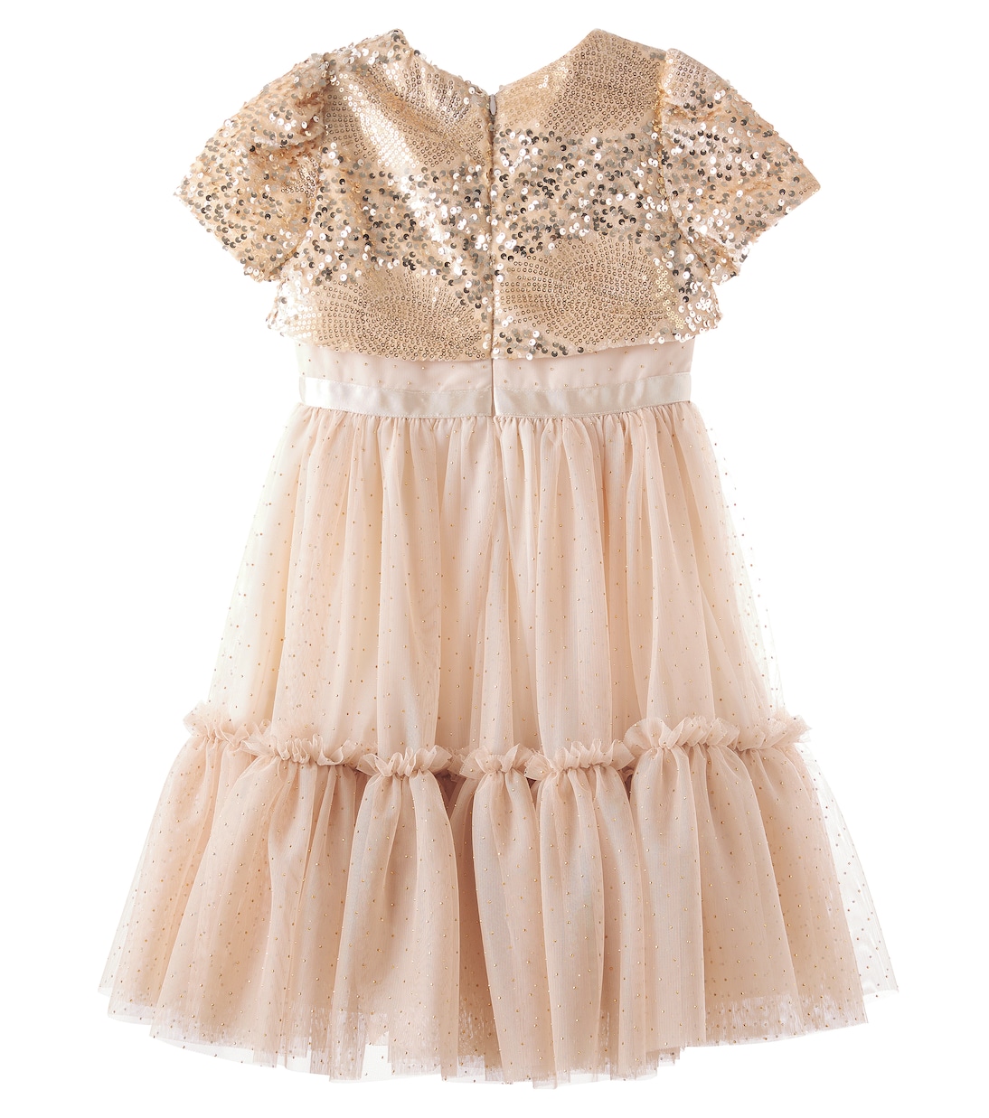 Sequined tulle and velvet dress | Patachou