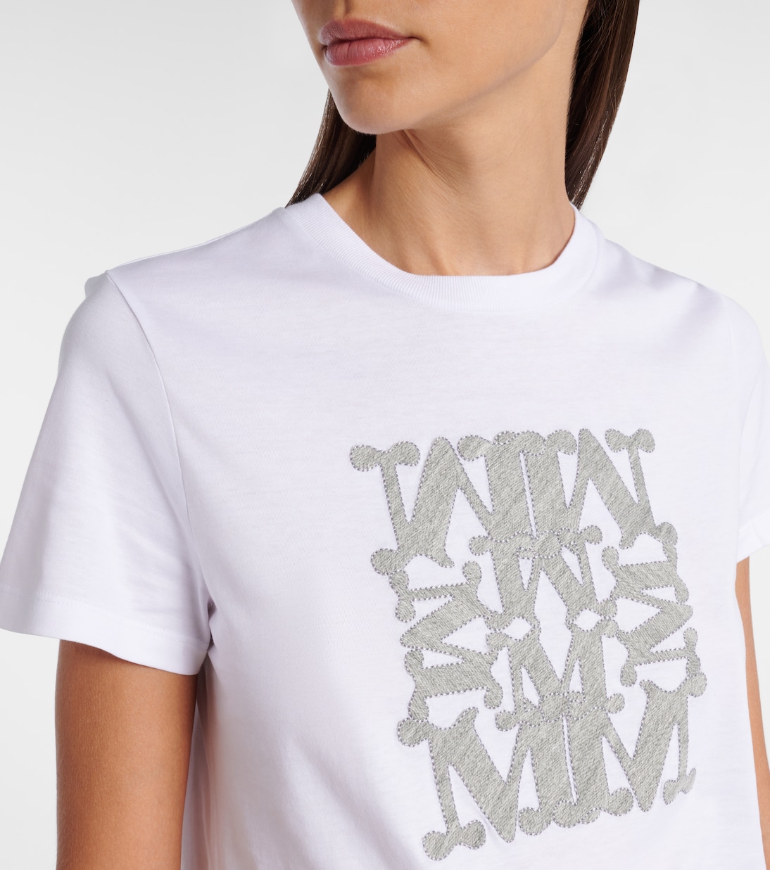 Bedrucktes T-Shirt Bravo aus Baumwolle | Max Mara