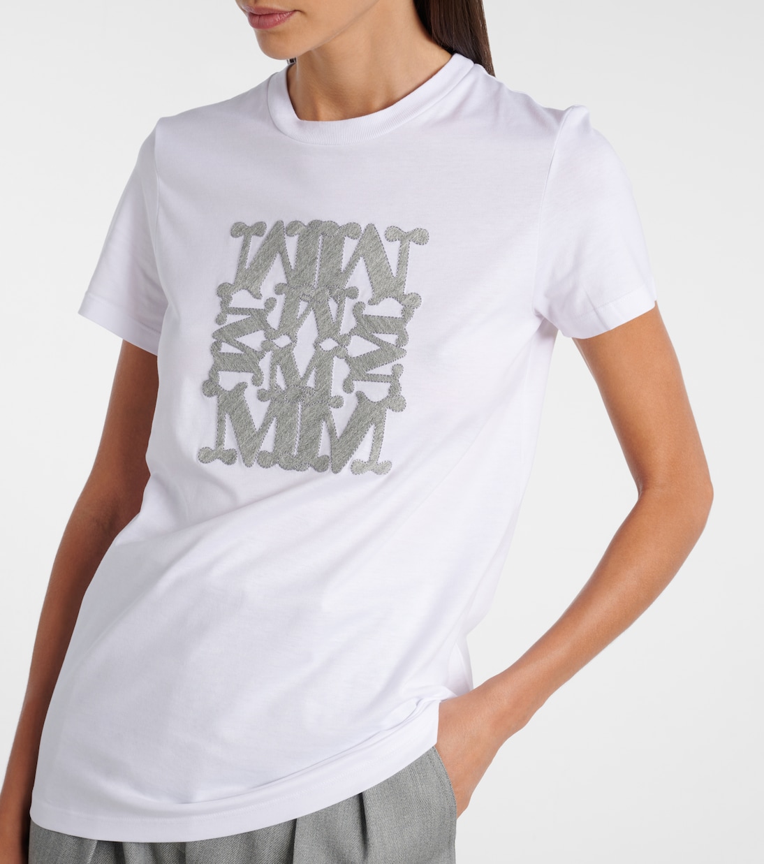 Bedrucktes T-Shirt Bravo aus Baumwolle | Max Mara