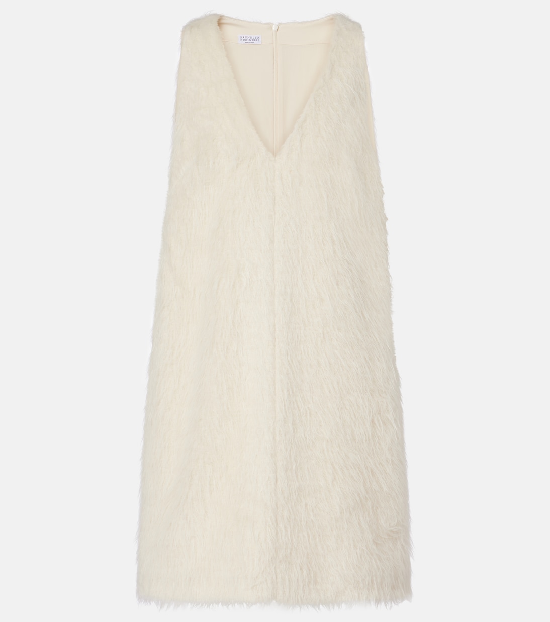 Alpaca-blend minidress | Brunello Cucinelli