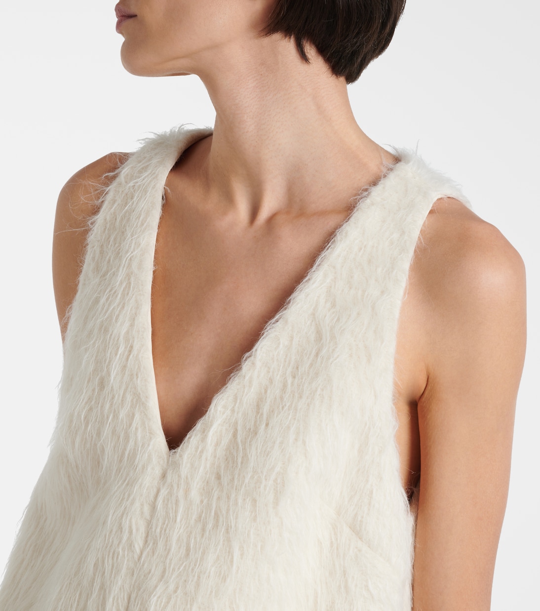 Alpaca-blend minidress | Brunello Cucinelli