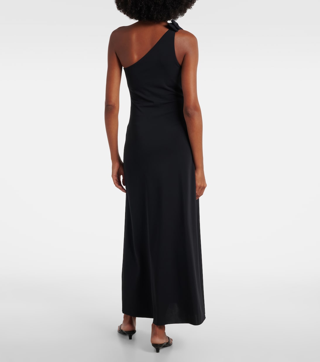 Miss bow-detail one-shoulder maxi dress | Eres