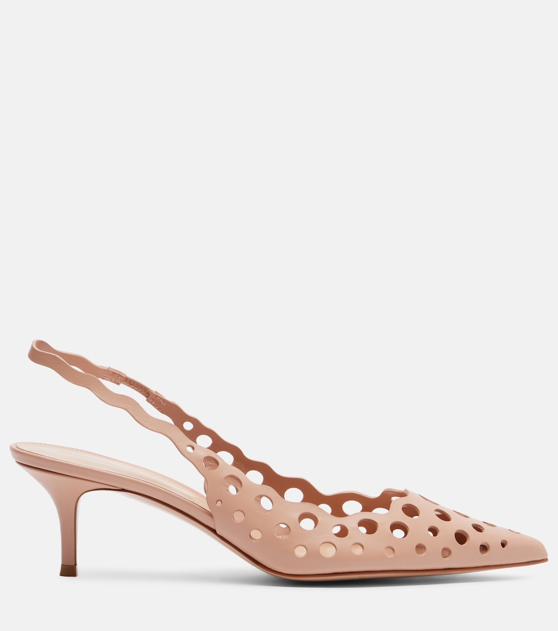 55 leather slingback pumps | Gianvito Rossi