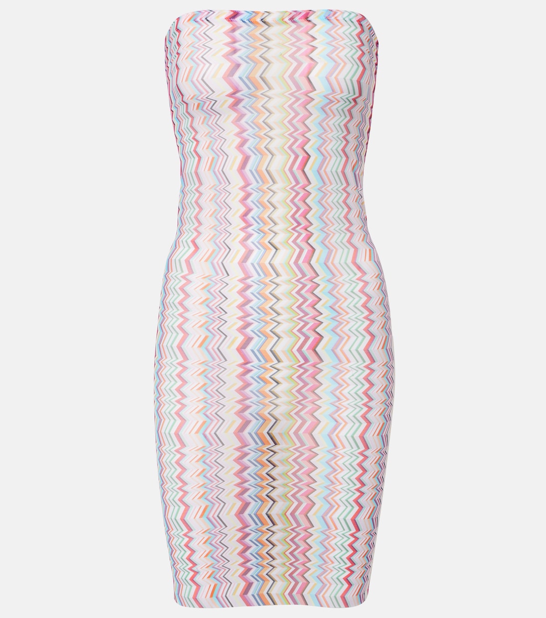 Zigzag strapless minidress | Missoni