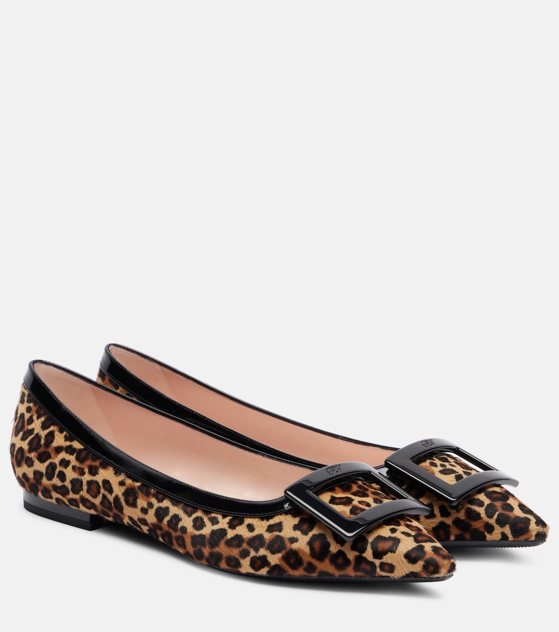 Gommette Ball calf hair ballet flats | Roger Vivier
