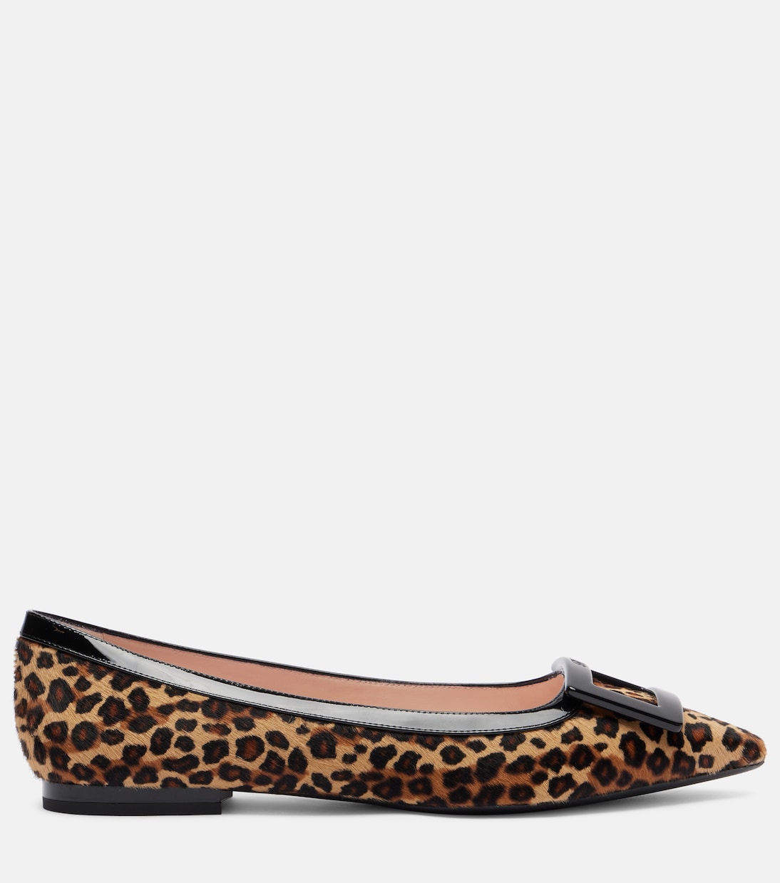 Gommette Ball calf hair ballet flats | Roger Vivier