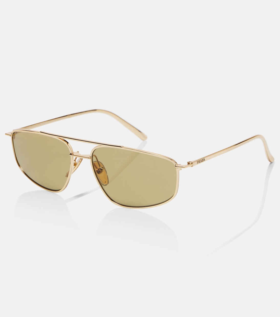 Logo aviator sunglasses | Prada