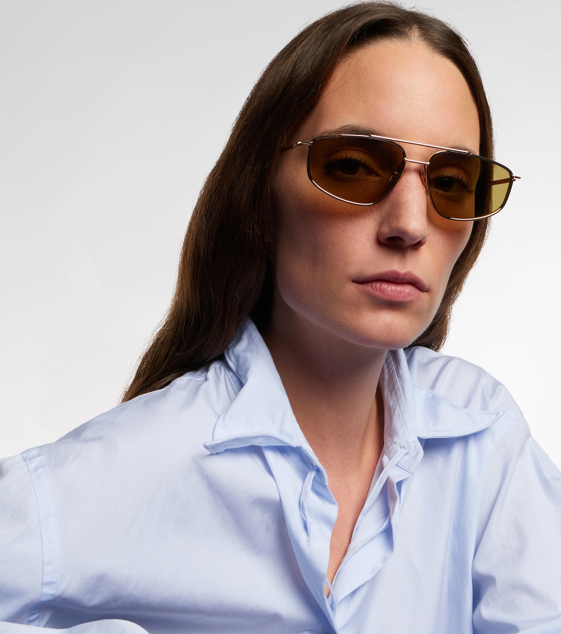 Logo aviator sunglasses | Prada