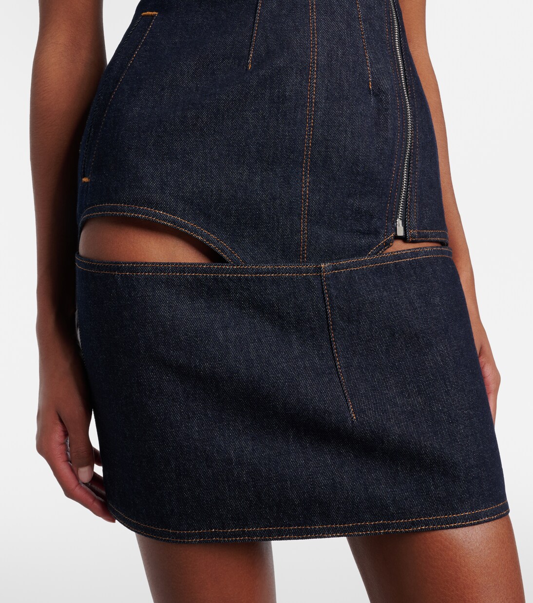Miniabito in denim con cut-out | Jean Paul Gaultier