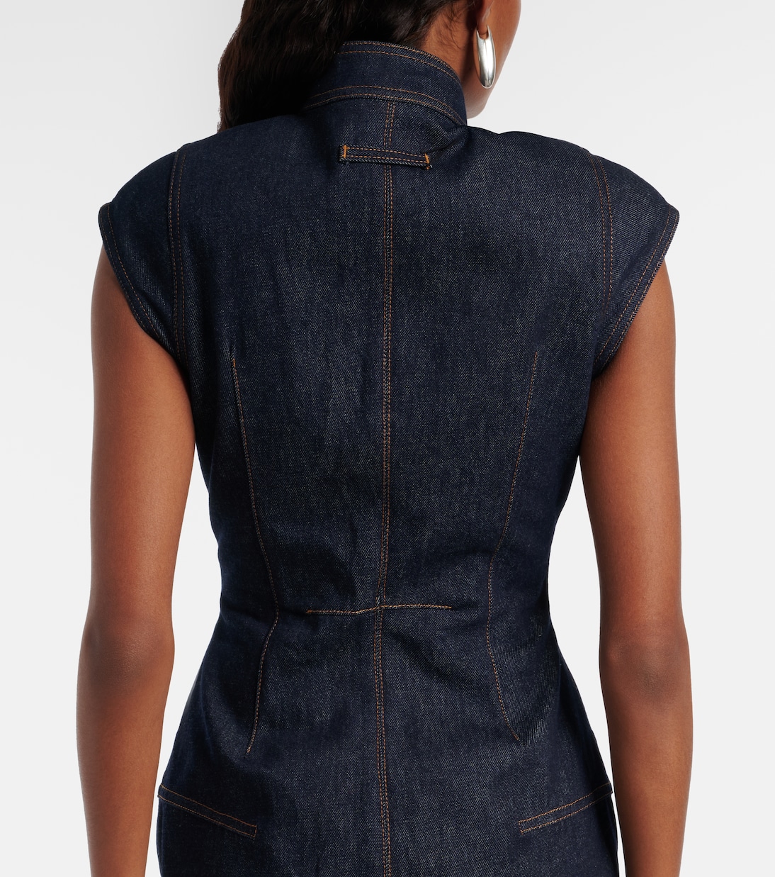 Miniabito in denim con cut-out | Jean Paul Gaultier