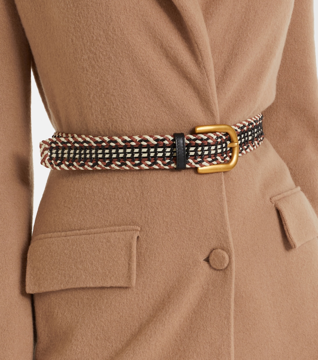 Woven leather belt | Gabriela Hearst