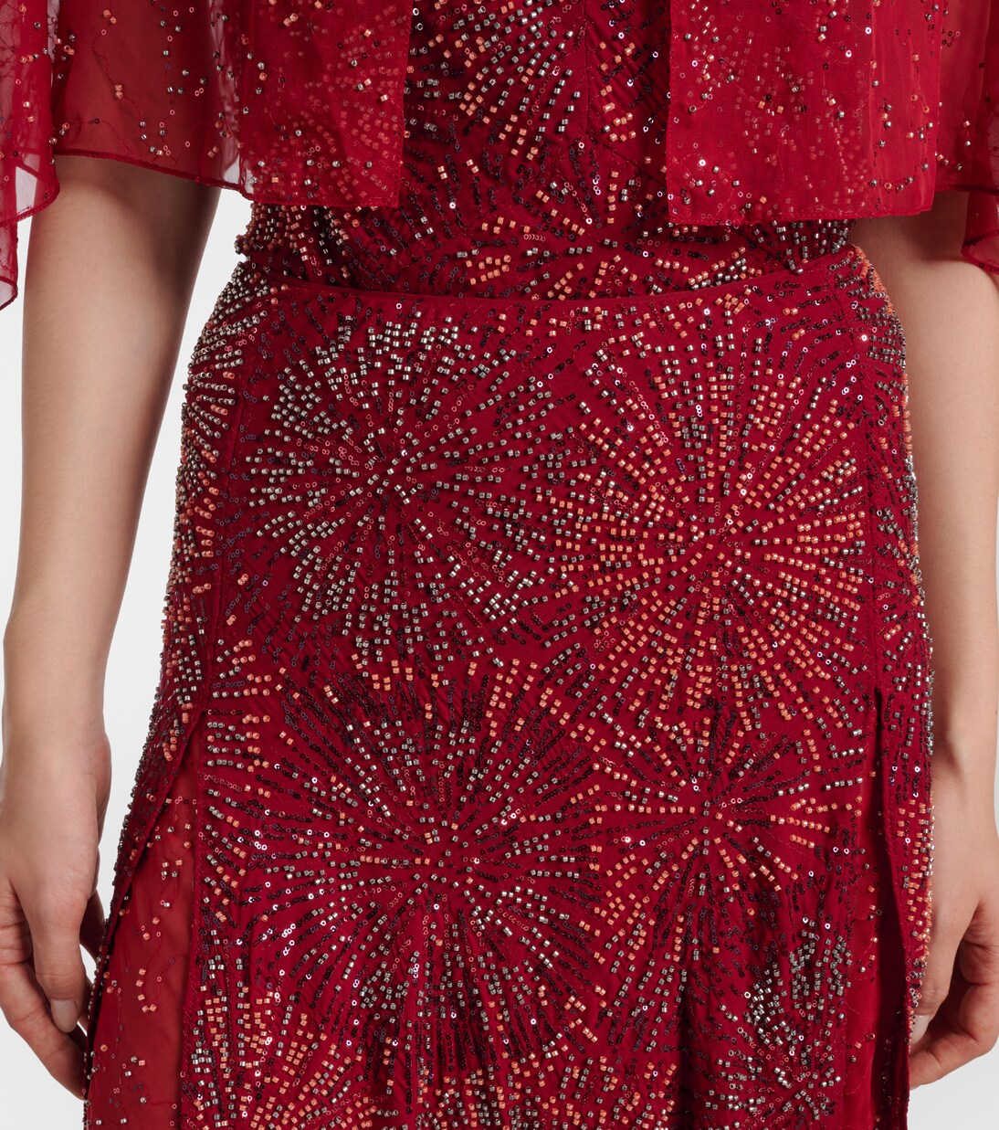 Verzierter Maxirock | Rabanne