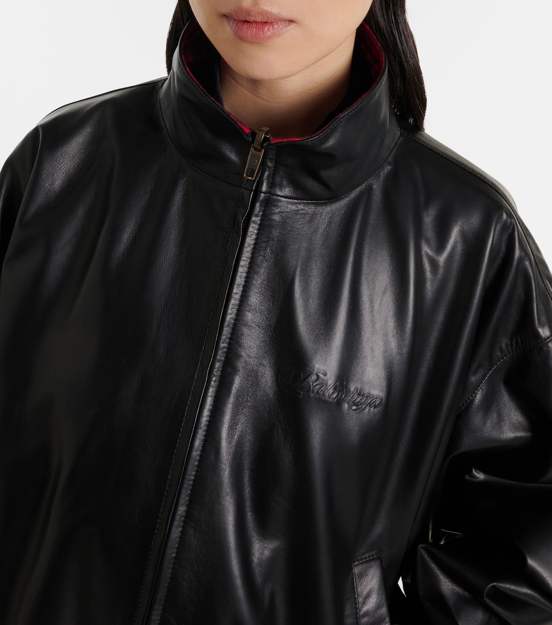 Giacca blouson reversibile in pelle | Balenciaga