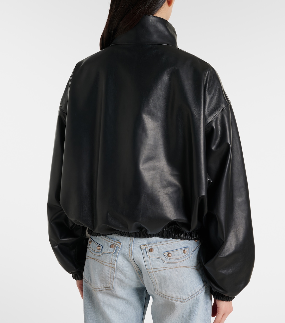 Giacca blouson reversibile in pelle | Balenciaga