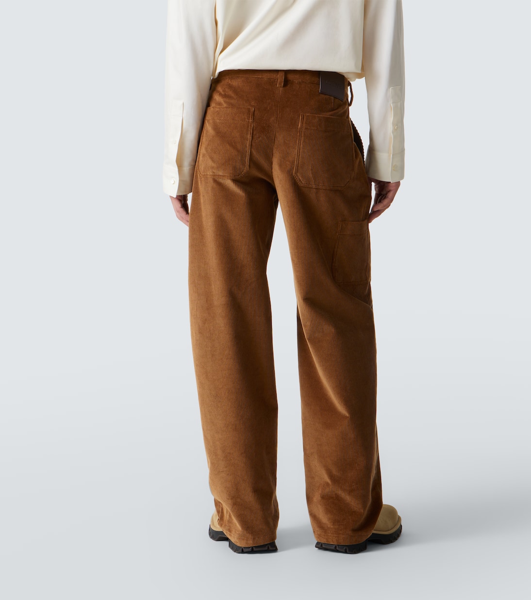 Cotton corduroy wide-leg pants | Loewe