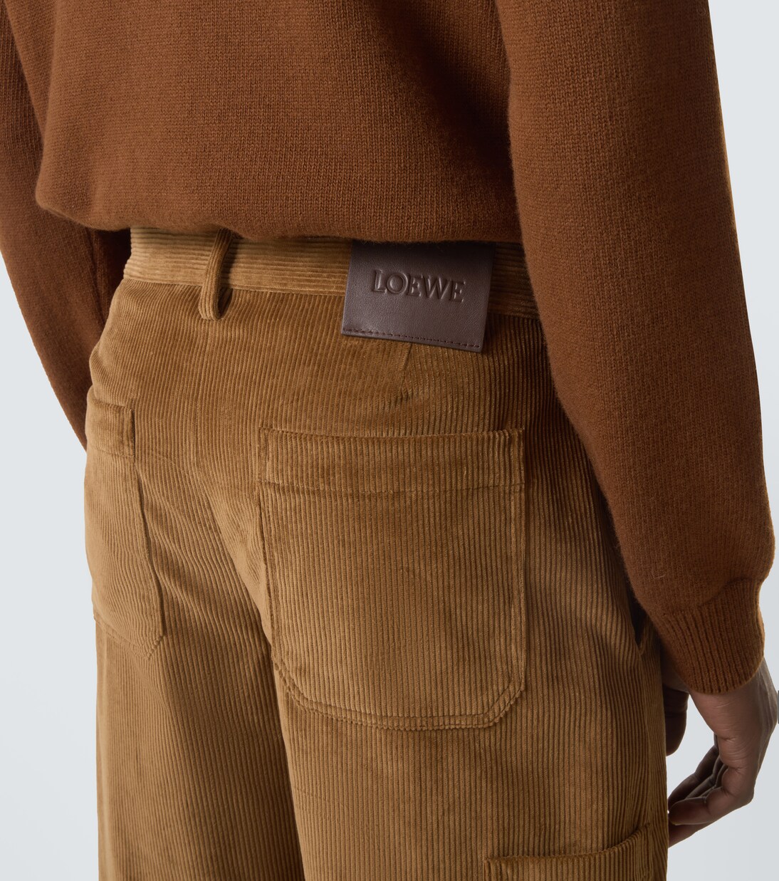 Cotton corduroy wide-leg pants | Loewe