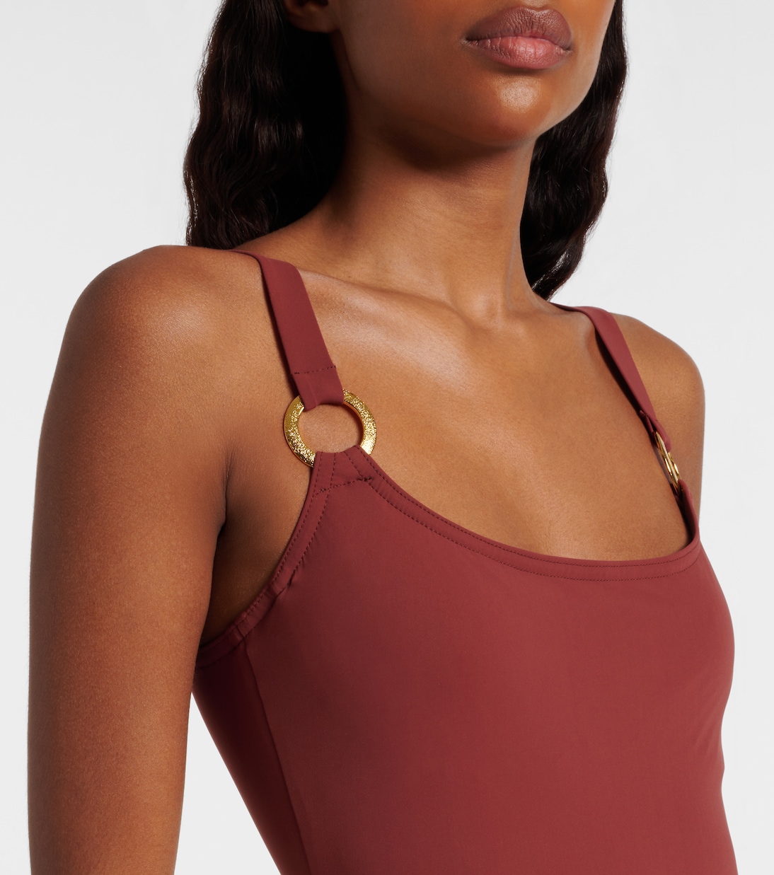 Luca ring-detail swimsuit | Karla Colletto