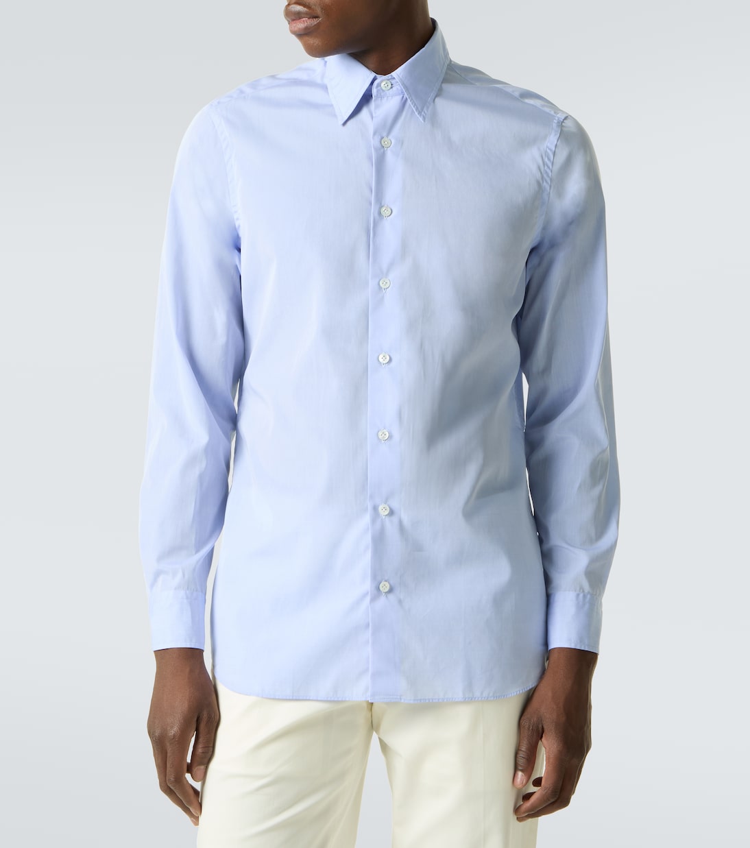 Cotton poplin shirt | Lardini