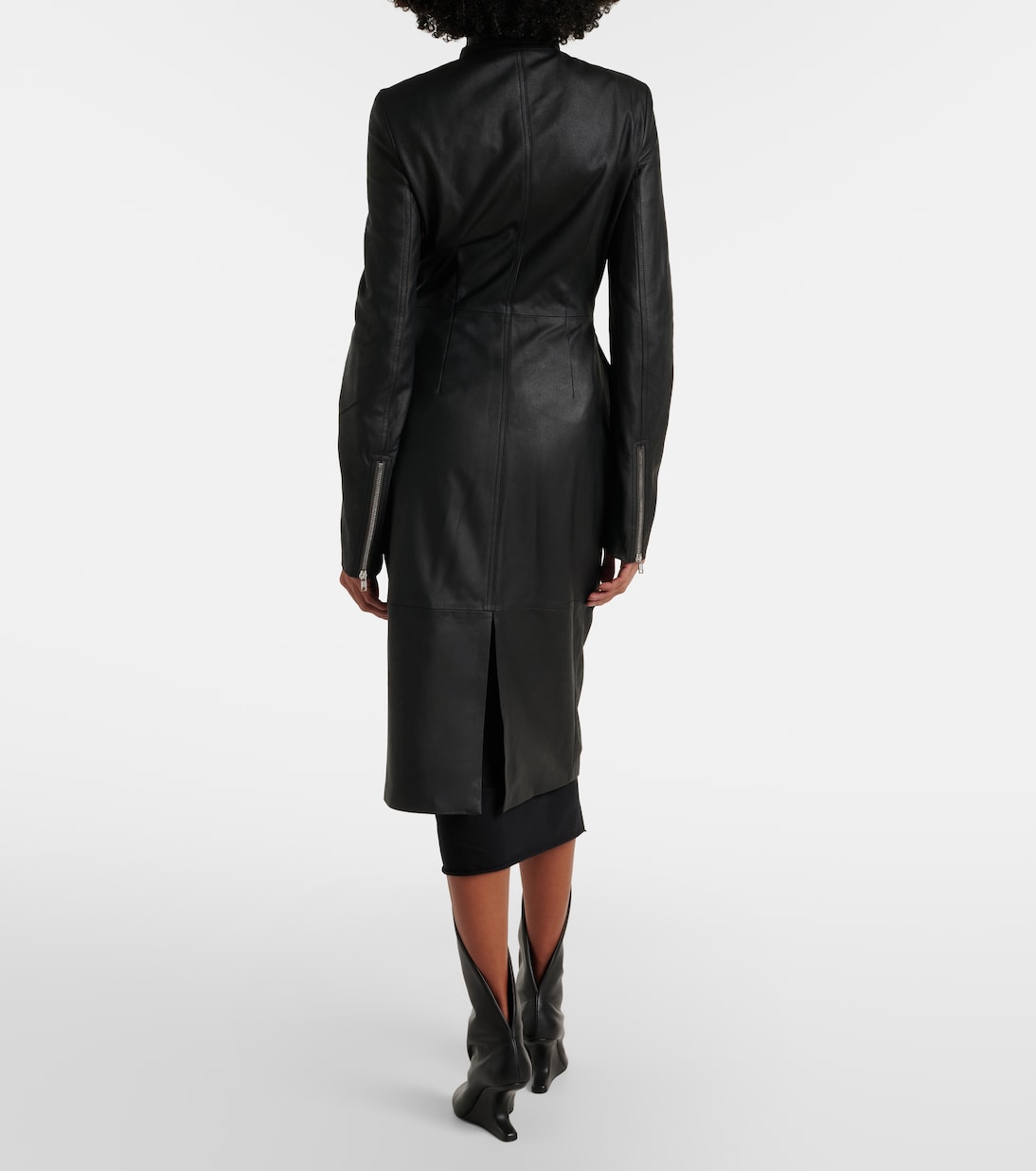 Gary leather coat | Rick Owens