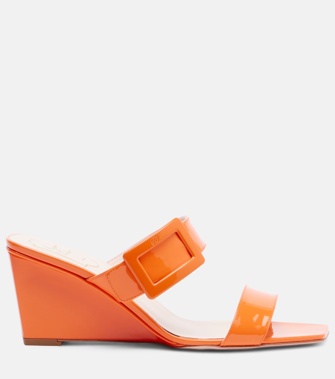 Wedge-Sandalen Belle Vivier 60 aus Lackleder | Roger Vivier