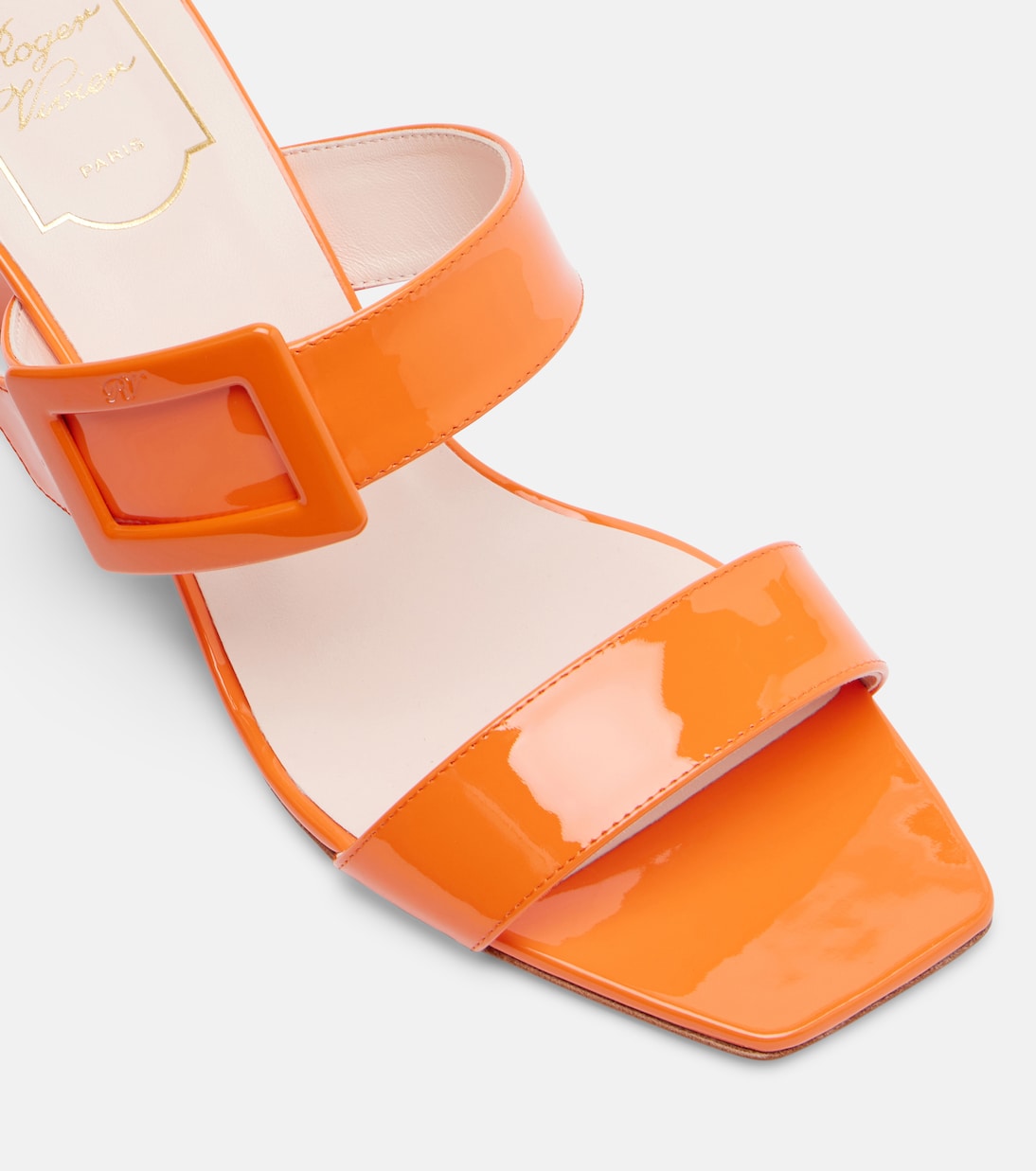 Wedge-Sandalen Belle Vivier 60 aus Lackleder | Roger Vivier