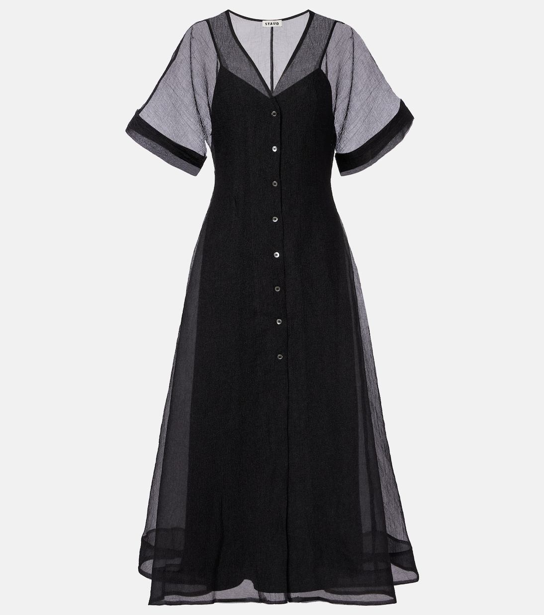 Elle organza midi dress | Staud
